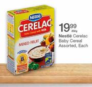 Nestle Cerelac Baby Cereal-250gm Each