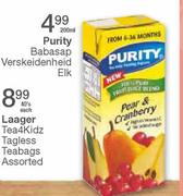 Purity Babasap Verskeidenheid Elk-200ml