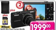Nikon S6200 Ultra Zoom Camera Bundle-Per Bundle