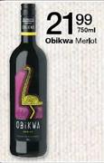 Obikwa Merlot-750ml