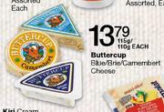 Buttercup Blue/Brie/Camembert Cheese-115gm/110gm Each
