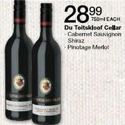Du Toitskloof Cellar Pinotage Merlot-750ml Each