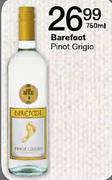 Barefoot Pinot Grigio-750ml