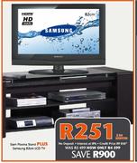Slam Plasma Stand + Samsung LCD HD Ready TV-82cm 
