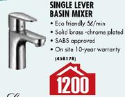 Single Basin Mixer