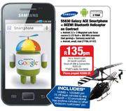 Samsung S5830 Galaxy ACE Smartphone + BEEWI Bluetooth Helicopter
