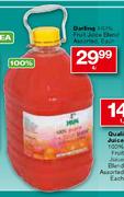Darling 100% Fruit Juice Blend Assorted-4l Each