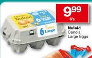 Nulaid Canola Large Eggs-6's