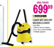 Karcher Wet and Dry Vacuum Cleaner-1200W