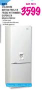 KIC White Bottom Freezer Fridge with Water Dispenser-314Ltr(KB6035/2WH WA)