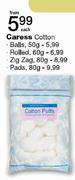 Caress Cotton Balls-50g 