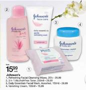 Johnson's Daily Essentials Facial Wash Assorted-150ml 