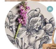Fioral Charger Plate