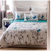 Single Duvet Cover Set With Embroidered Detail King