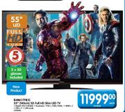 Sinotec 55"(140cm) 3D Full HD Slim LED TV