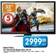 Sinotec 32"(81cm) HD Ready Slim LED TV