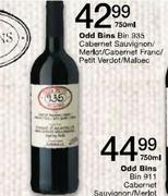 Odd Bins 935 Cabernet Sauvignon/Merlot/Cabernet Franc/Patit Verdot/Malbec-750ml