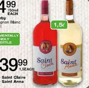Saint Claire/Saint Anna-1.5ltr Each