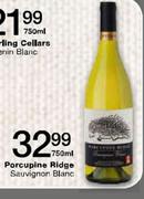 Porcupine Ridge Sauvignon Blanc-750ml