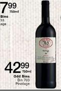 Odd Bins 703 Pinotage-750ml