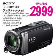 Sony FHD Video Camera-HDR-CX190