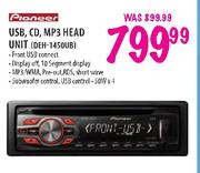 Pioneer USB,CD,MP3 Head Unit-DEH-1450UB