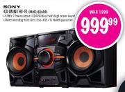 Sony CD Mini Hi-Fi (MHC-EX600)