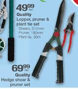 Quality Hedge Shear & Pruner Set-per set