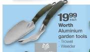 Worth Aluminium Garden Tools (Trowel/Weeder)-each