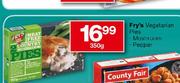 Fry's Vegetarian Pies-350g
