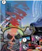 Cars And Skulls Book Covers-Each
