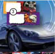 Cars And Skulls Name Labels-Each