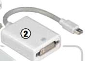 Hama Assorted Mac Display Adapter Mini Display To DM Adapter