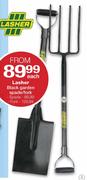 Lasher Black Garden Fork