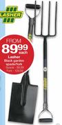 Lasher Black Garden Spade