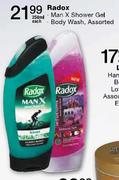 Radox Body Wash - 250ml Each