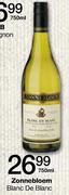 Zonnebloem Blanc De Blanc-750ml