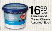Lancewood Cream Cheese-230gm