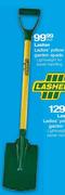 Lasher Ladies Yellow Garden Spade Each