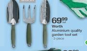 Worth Aluminium Quality Garden Tool Set-3 Piece