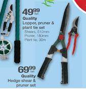 Quality Hedge Shear & Pruner Set-Per Set