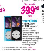  Telefunken 8GB Touch MP3 Player(TMP-888B)