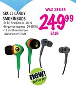 Skull Candy Smokinbuds-Each