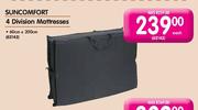 Suncomfort 4 Division Mattresses-60x200cm Each