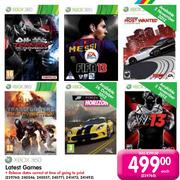 Xbox 360 Latest Games Each