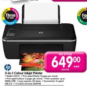 HP 3 In 1 Colour Inkjet Printer(A2515)