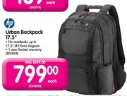 HP Urban Backpack-17.3"
