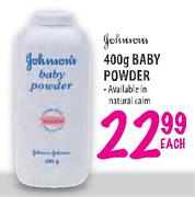 Johnsons Baby Powder - 400gm Each