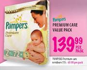 Pampers Premium Care Newborn - 33's Per Pack