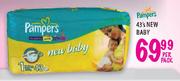 Pampers New Baby - 43's Per Pack
